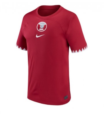 Maillot de foot Qatar Domicile Monde 2022 Manches Courte